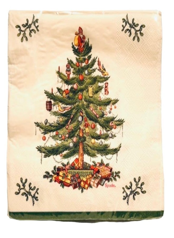 Spode Christmas Tree Lunch Napkins, 3 ply 40 count - Image 1